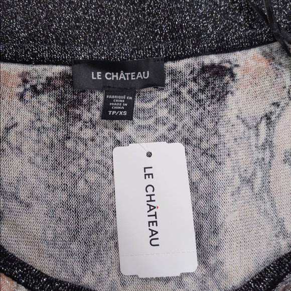 Le Chateau Animal Print Top - Picture 4 of 6